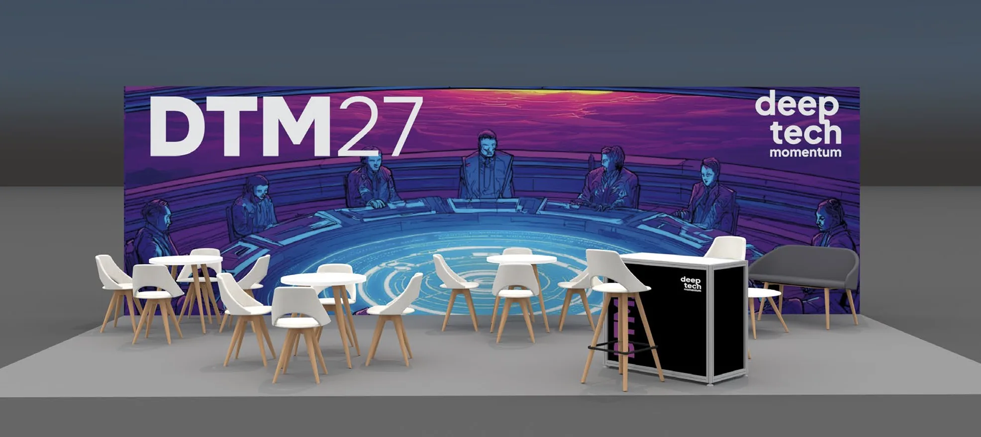 4×8m booth render