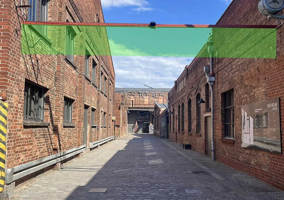 Wilhelm Hallen alley banner